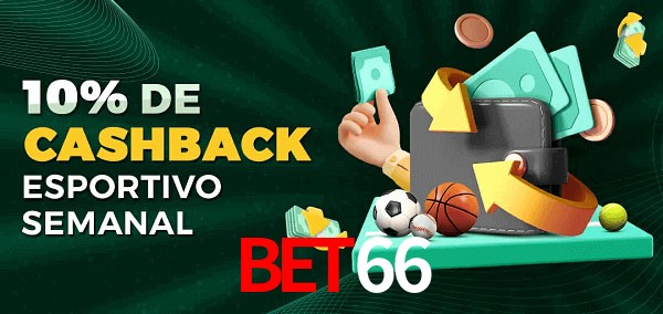 10% de bônus de cashback na Bet66